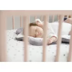 Sleepee Royal Baby újszülött pamut pólya, bársonyos anyagú, szürke (Grey) színben