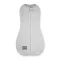 Sleepee First Step újszülött baba pólya, puha pamut anyagból, világosszürke (Light Grey) színben (0.5 TOG)