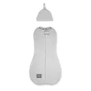 Sleepee First Step újszülött baba pólya, puha pamut anyagból, világosszürke (Light Grey) színben (0.5 TOG)