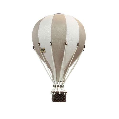 Sleepee egyedi és hangulatos puha textil hőlégballon dekor babaszobába / BEIGE