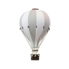 Sleepee egyedi és hangulatos puha textil hőlégballon dekor babaszobába / LIGHT GREY