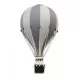 Sleepee M méretű hőlégballon babaszoba dekoráció dark grey (sötétszürke) színben, kézzel készült függő gyerekszoba dísz és elegáns babaváró ajándék