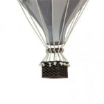 Sleepee egyedi és hangulatos puha textil hőlégballon dekor babaszobába / GREY