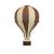Sleepee egyedi és hangulatos puha textil hőlégballon dekor babaszobába / BROWN
