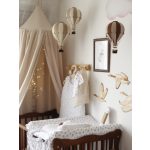 Sleepee egyedi és hangulatos puha textil hőlégballon dekor babaszobába / BROWN